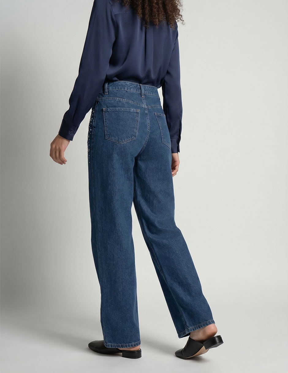 Jeans Straight Metropolis para mujer